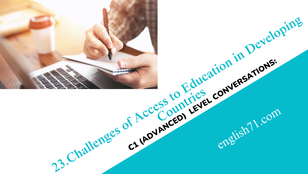 Challenges of Access to Education in Developing Countries