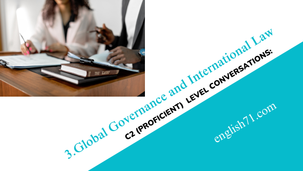 Global Governance and International Law